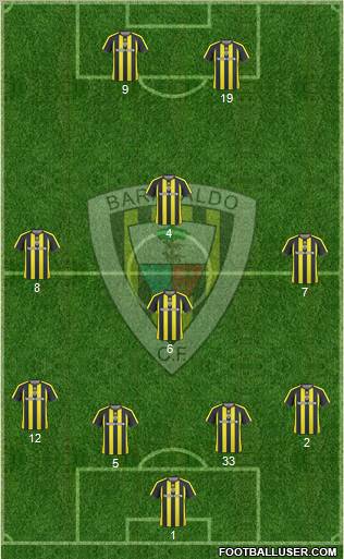 Barakaldo C.F. 3-5-1-1 football formation