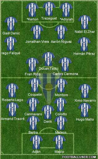 C.D. Alcoyano 4-3-3 football formation