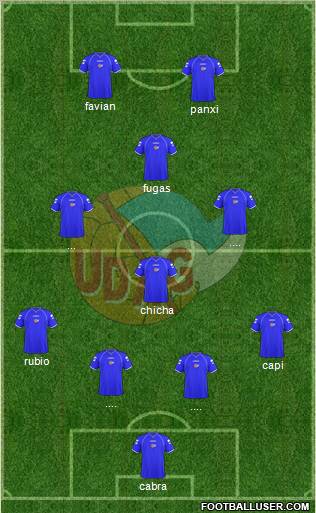 U.D. Atlética Gramenet 4-4-2 football formation