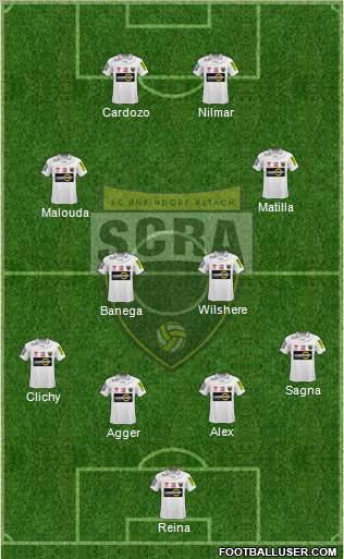 SCR Altach 4-2-2-2 football formation