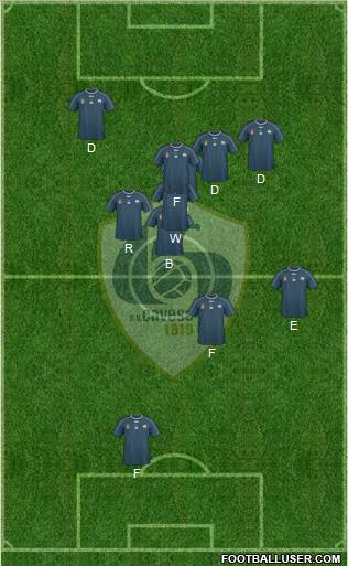Cavese football formation