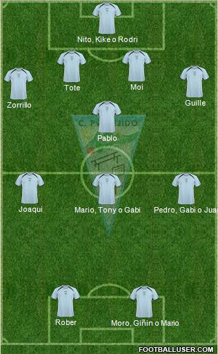 C.P. Ejido S.A.D. football formation
