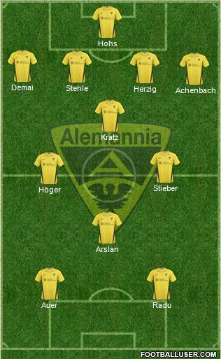 TSV Alemannia Aachen 4-1-2-3 football formation