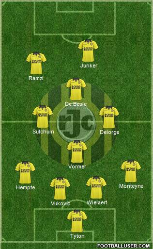 Roda JC 4-3-1-2 football formation