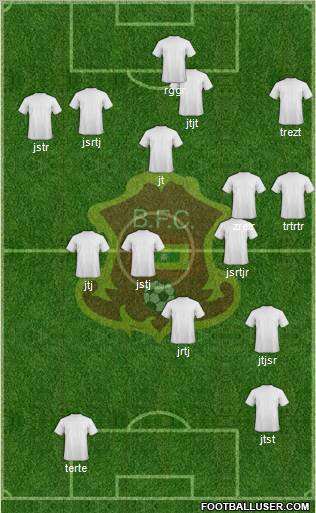 CD Barranquilla FC 4-1-4-1 football formation