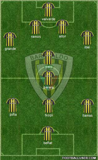 Barakaldo C.F. 4-1-4-1 football formation