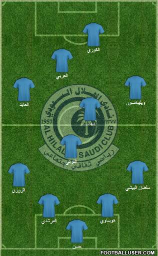 Al-Hilal (KSA) football formation