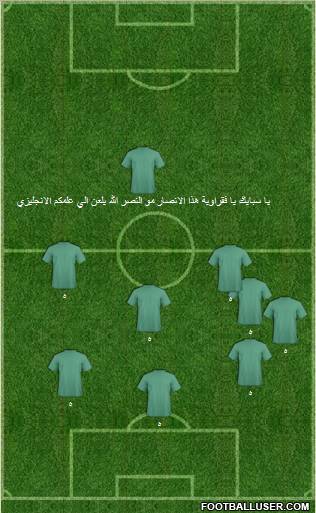 Al-Ansar (KSA) 4-1-3-2 football formation