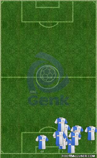 K Racing Club Genk 5-3-2 football formation