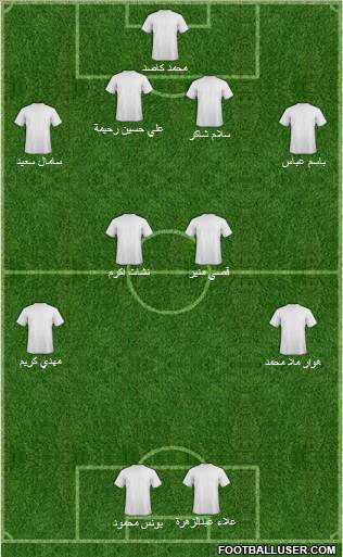 Al-Riyadh football formation