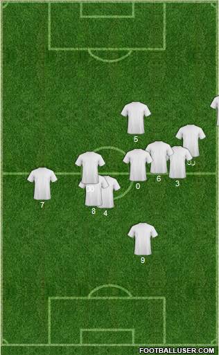 Al-Faysali (KSA) 4-3-1-2 football formation