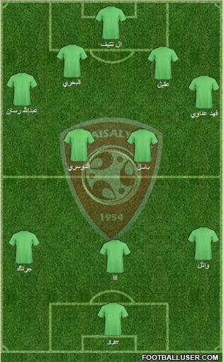 Al-Faysali (KSA) 4-5-1 football formation