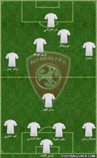 Al-Faysali (KSA) 4-5-1 football formation
