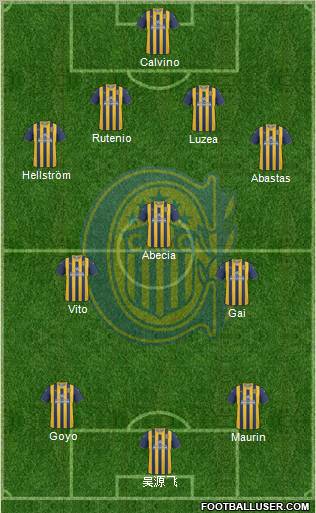 Rosario Central football formation