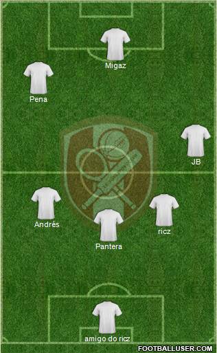 Leixões Sport Clube - SAD 4-2-1-3 football formation