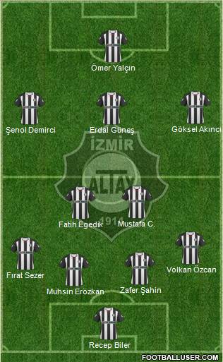 Altay 4-2-3-1 football formation
