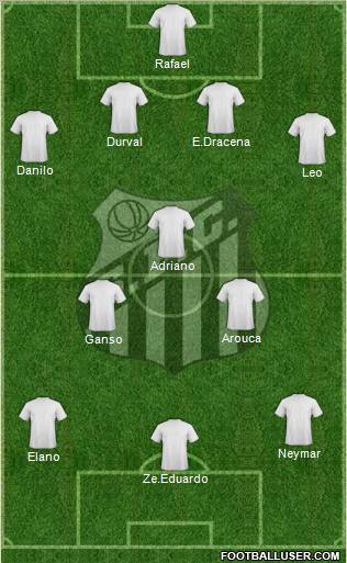 Santos FC (AP) football formation