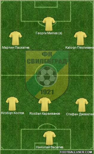 Svilengrad 1921 (Svilengrad) football formation