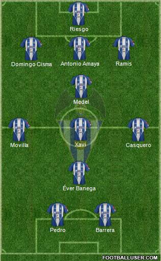 C.D. Alcoyano 3-5-2 football formation