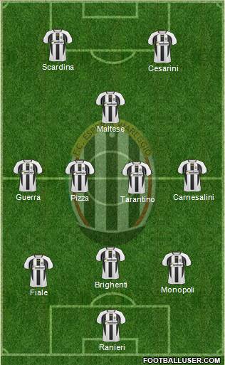 Esperia Viareggio 3-4-1-2 football formation