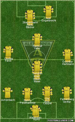 TSV Alemannia Aachen football formation