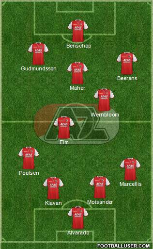 AZ Alkmaar football formation