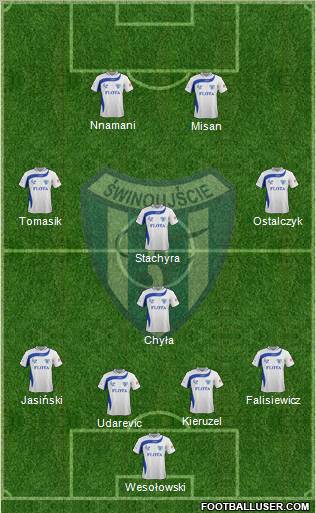 Flota Swinoujscie football formation