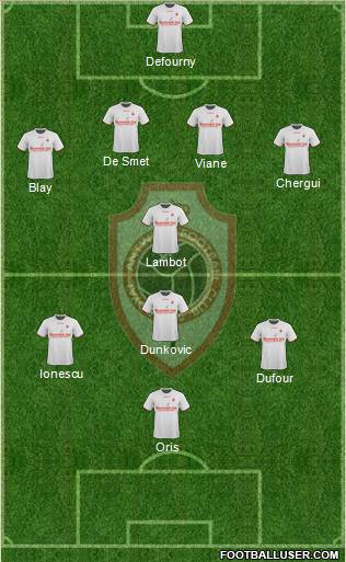 R Antwerp FC football formation