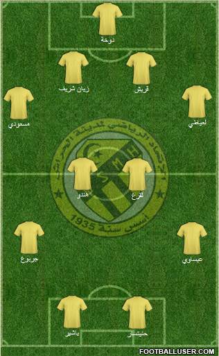 Union Sportive Madinet El-Harrach football formation