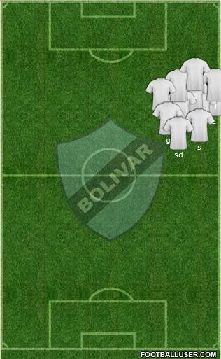 C Bolívar 3-5-2 football formation