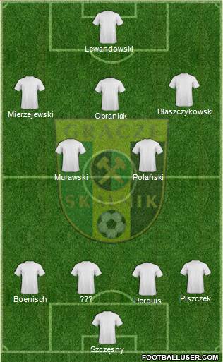 Skalnik Gracze 4-2-3-1 football formation