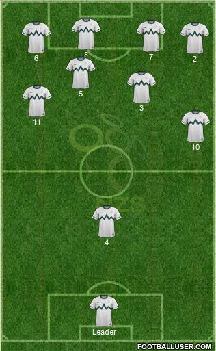 Slovenia football formation