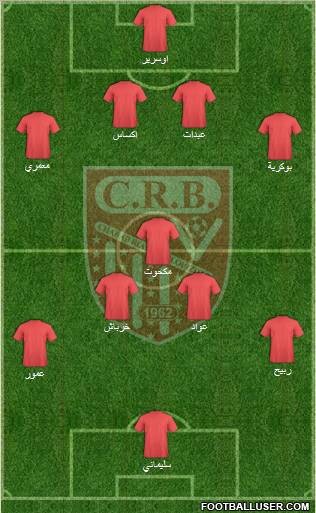 Chabab Riadhi Belouizdad 4-5-1 football formation