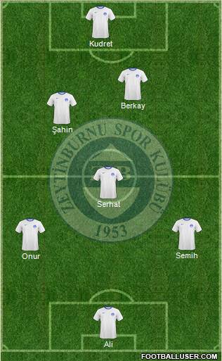 Zeytinburnuspor 4-2-2-2 football formation