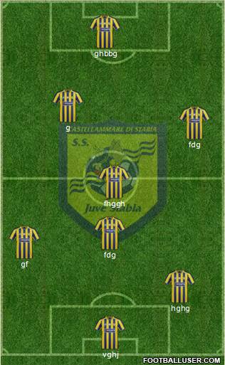 Juve Stabia 5-4-1 football formation