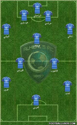 Al-Hilal (KSA) football formation