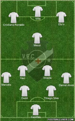 Vasco EC football formation