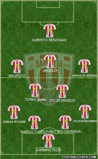 Barletta 4-2-3-1 football formation