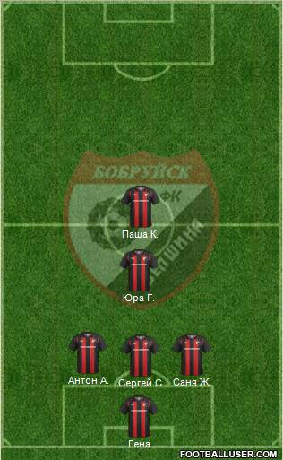 Belshina Bobruisk football formation