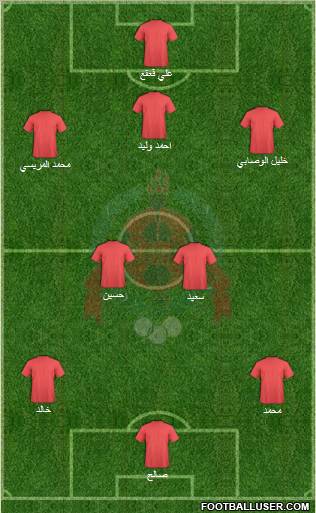 Al-Rayyan Sports Club 4-2-3-1 football formation