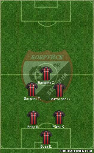 Belshina Bobruisk football formation