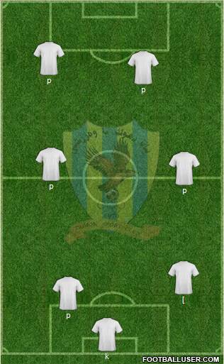 Duhok 5-3-2 football formation