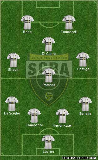 SCR Altach 4-3-1-2 football formation