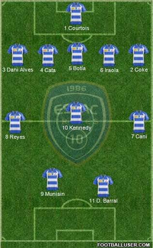 Esperance Sportive Troyes Aube Champagne football formation