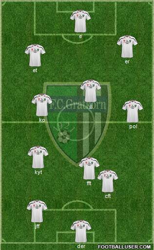 FC Gratkorn 4-1-4-1 football formation
