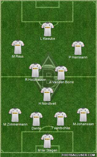 Borussia Mönchengladbach football formation