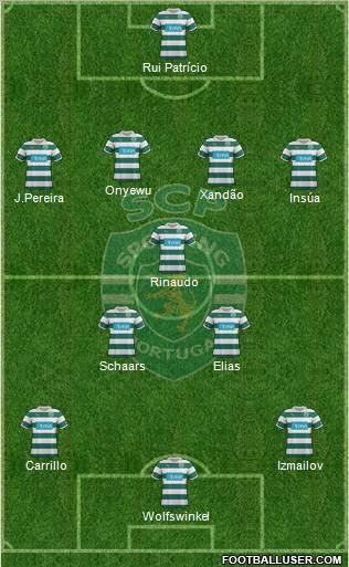 Sporting Clube de Portugal - SAD 4-4-1-1 football formation