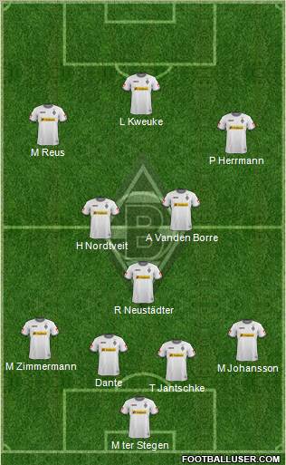 Borussia Mönchengladbach football formation