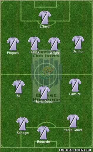 Football Club Istres Ouest-Provence 4-3-3 football formation