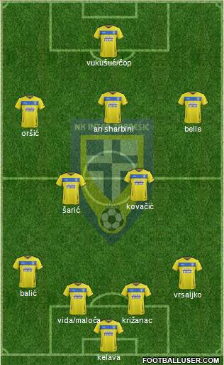 NK Inter (Z) 4-2-3-1 football formation